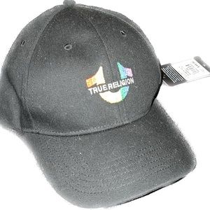 New True Religion Rainbow strap back cap